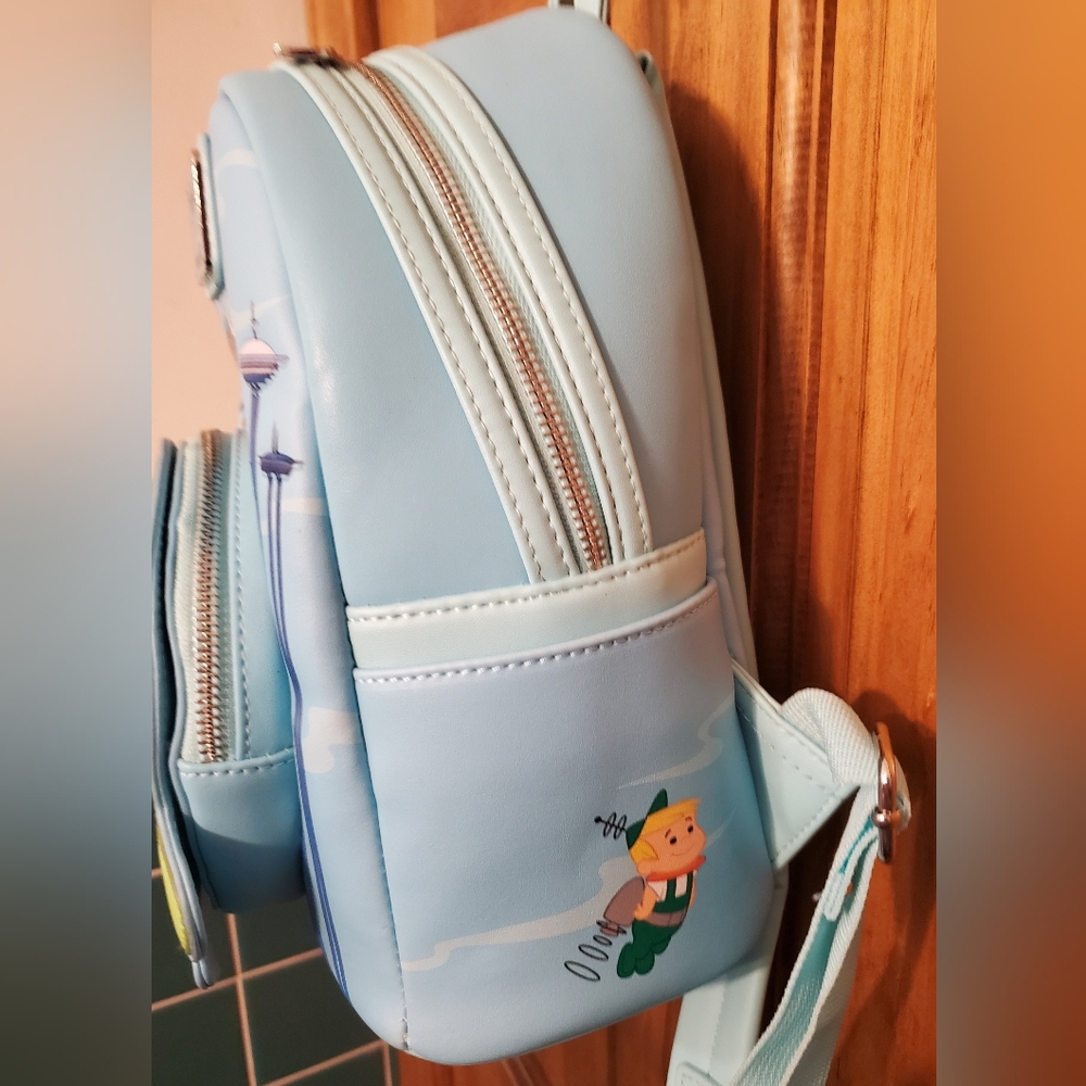Jetsons Loungefly Sky Blue Mini Backpack UEC - Picture 11 of 17